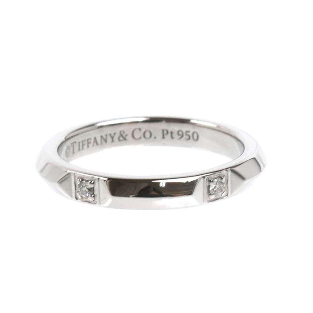TIFFANY Silver Diamond Ring - Picture 3 of 8